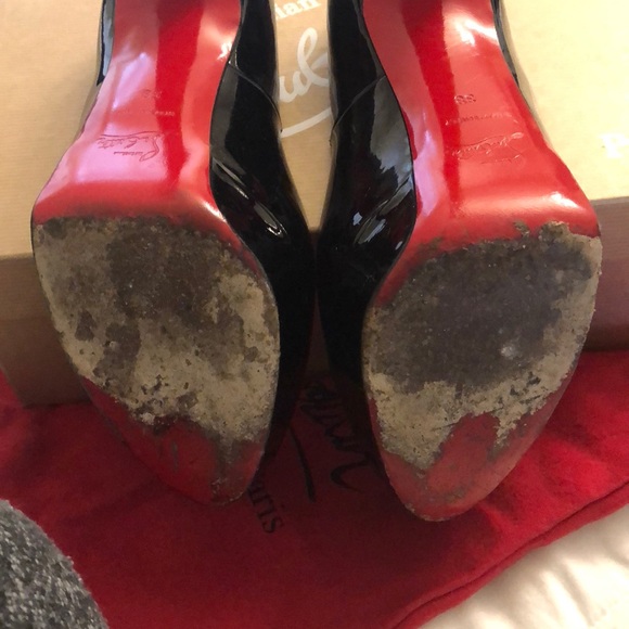 Black calf Patent leather Christian louboutin - Picture 5 of 8